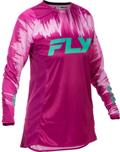 Fly Racing - Women's Lite Jersey Pink/turquoise 2x - 379-6222X