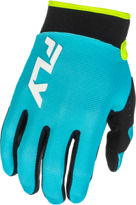 Fly Racing - Youth F-16 Gloves Aqua/black/white Yxs - 379-913YXS