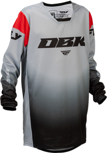 Fly Racing - Youth Kinetic Dbk Jersey Grey/black/red Ym - 379-520YM