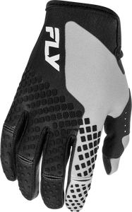 Fly Racing - Youth Kinetic Gloves Black/grey Ym - 379-410YM