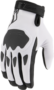Icon - Hooligan CE Gloves - White - Large - Hooligan CE Gloves - 3301-4392