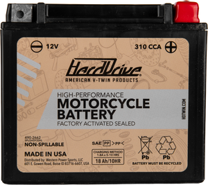 Harddrive - High Perform Battery Ytx20hl Cca 310 - HRDM720BH