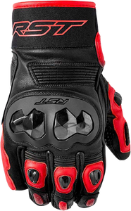 Rst - Freestyle 3 D3o Glove Black/red Leather Sm - 103668RED-08
