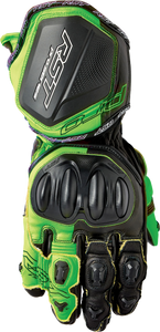 Rst - Pro Series Gp D3o Gloves Black/flo Green Leather Xl - 103715F.GRN-11