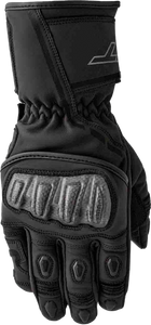 Rst - S1 D3o Glove Black Leather Md - 103650BLK-09