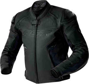 Rst - S1 D3o Leather Jacket Black 2x - 103605BLK-48