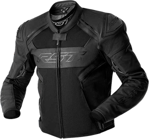 Rst - S1 D3o Mesh Leather Jacket Black 5x - 103606BLK-54