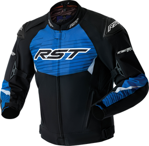 Rst - Tractech Evo 5 D3o Jacket Black/blue Textile 3x - 103640BLU-50