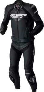 Rst - Tractech Evo 5 D3o Jacket Blk/whi Leather 2x - 103635WHI-48