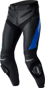 Rst - Tractech Evo 5 D3o Pants Blk/blue Leather 3x - 103636BLU-40