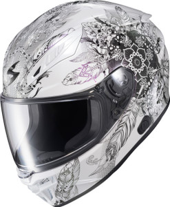 Scorpion Exo - Exo-r430 Full Face Helmet Manitou White Lg - 43-4125