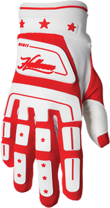 Thor - Hallman Digit Gloves - White/Red - Medium - Hallman Digit Gloves - 3330-6784