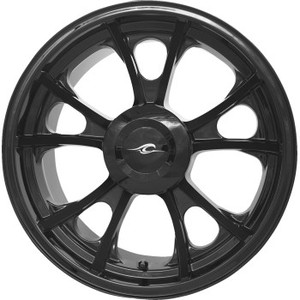 Coastal Moto - Wheel Rear Largo 3d Trike Solid Black 18" - 3D-LAR-187T-SB