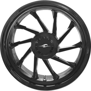 Coastal Moto - Wheel Rear Right Hurricane 3d Trike 18" Solid Black - 3D-HURR-187T-SB