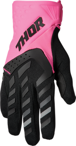 Thor - Women's Spectrum Gloves - Fluo Pink/Black - Large - Women's Spectrum Gloves - 3331-0209