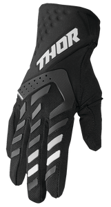 Thor - Women's Spectrum Gloves - Black/White - Small - Women's Spectrum Gloves - 3331-0230
