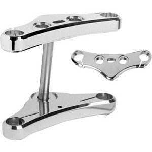 Headwinds - Triple Tree  Set Elite Smooth Wideglide  49 Mm  Blk  3 Rake - TWD349-ESB