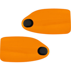 Klock Werks - Hand Guards Flare - Hd - Cable Clutch - Orange - KWS-01-0130-CC