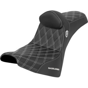 Saddlemen - Seat Sdc Perf Gripper Lumbar Rest White Stitch - SC81830DB6