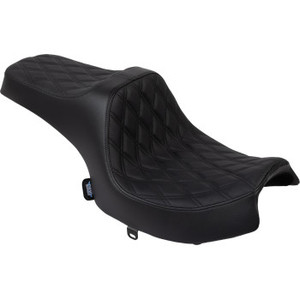 Drag Specialties Seats - Seat Predator 3 Fwp 2up Blk Dd Sttch Vinyl Challenger 20-25 -