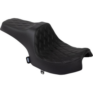 Drag Specialties Seats - Seat Predator3 Fwp 2up Blk Dd Stitch Solar Challenger 20-25 -