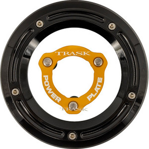 Trask - Derby Cover And Power Plate Kit M8 Fl Blk/gld - TM-0051-BK-GD