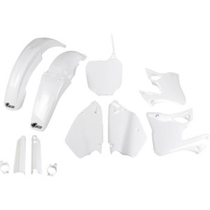 Ufo - Body Kit Yamaha Yz125/250 00-01 White - YAKIT300F@046