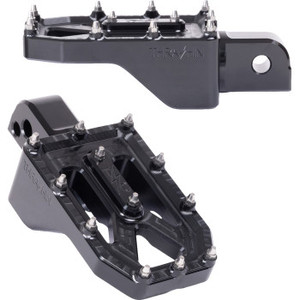 Thrashin Supply Co. - Footpegs Aggressor Rear M8 Softail Black - TSC-2022-1-SR