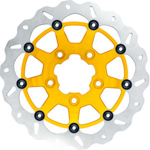 Gbrakes - Brake Rotor Front 13"nb Wave Floating Gold - GBDU034