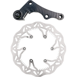 Gbrakes - Brake Rotor Kit 270mm Solid Mount Wave Rotor + Bracket - GBDOS218
