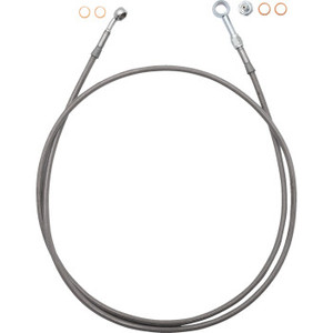 Fat Baggers Inc. - Ez Install Brake Line Full Length 62" Stnl Braid - 100062