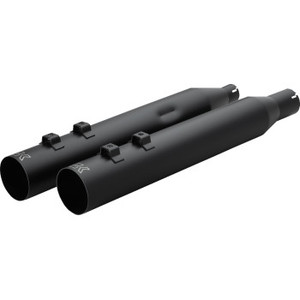 Khrome Werks - Muffler 4.0" M8 Straight Cut Ripper Baffle Black - 40FST-1012-BLK