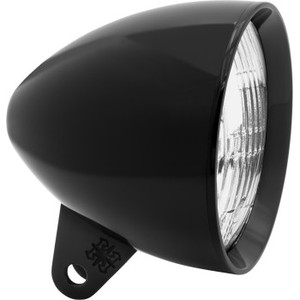 Headwinds - Headlight Housing 4-1/2" Gloss Blk Bradley Concours Bullet - 1-4500ZA