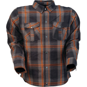 Z1r - Jacket Ashwood Flannel Gray/orange Md -