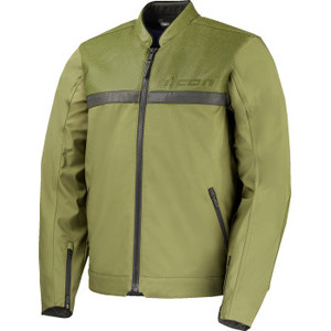 Icon - Jacket Midhawk Green Lg -