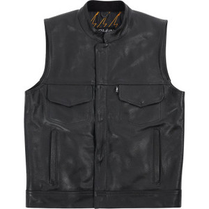 Thrashin Supply Co. - Vest Mulholland Leather 3xl - TMJ-14-13