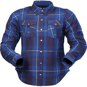 Z1r - Jacket Wmn Ashwood Flannel Blue/navy Sm -