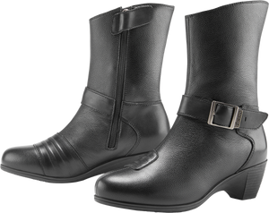 Icon - Women's Tuscadero Boots - Black - US 6.5 - Women's Tuscadero Boots - 3403-1188