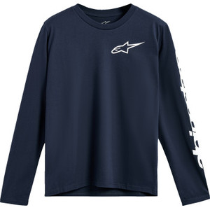 Alpinestars - Tee Ls Csf Trackside Navy Xl - 1235-74100-70-XL