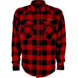 Gerbing Heated Clothing - Shirt Flannel 7v Red/black Sm - GER7VFS-RB-S