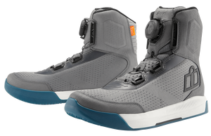 Icon - Overlord Boots - Gray - Size 11.5 - Overlord Boots - 3403-1276