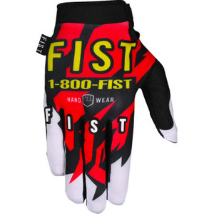 Fist Handwear - Glove Strapped 90's Red Xxs - F-GS-01027-XXS