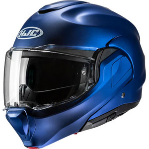 Hjc - Helmet F100 Solid Sf Metallic Blue 2x - EH06NUS8SMBV