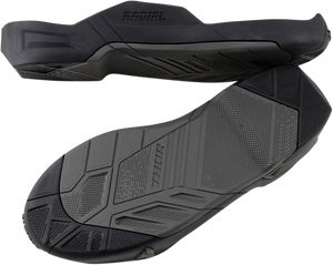 Thor - Radial Boots Replacement Outsoles - Black/Gray - Size 12-13 - Radial Boots Replacement Outsoles - 3430-0893