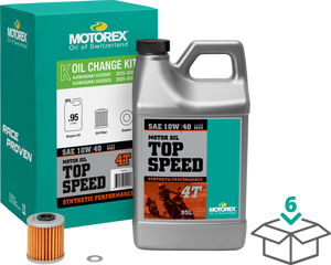 Motorex - Top Speed Oil Change Kit 0.95l 10w40 Kaw - 311914