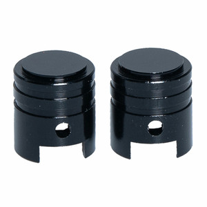 Rfx - Valve Caps 2pcs Black - FXVC 10000 00BK