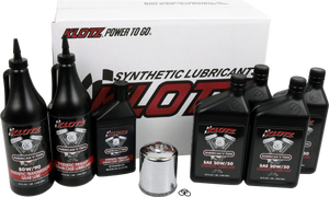 Klotz - Premium Harley Davidson 4qt Synthetic Oil Change Kit - KH-102