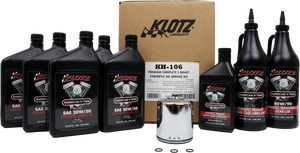 Klotz - Premium Harley Davidson 4qt Synthetic Oil Change Kit - KH-106