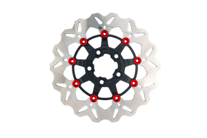 Gbrakes - Rotor 11.5" Floating Wave Rr Black/red Buttons - GBDU079
