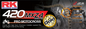 Rk Excel - Gb420mxz4 Drive Chain Gold 420 X 120 - GB420MXZ4-120